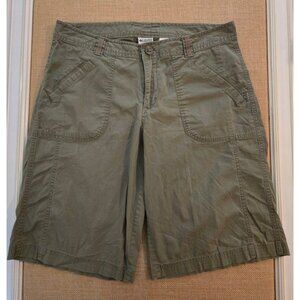 Womens Sz10, Columbia Sportswear, Green Cargo Shorts With Pockets